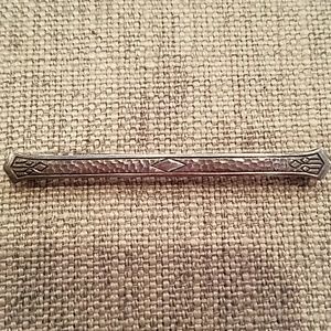 Vintage Sterling Bar Broach